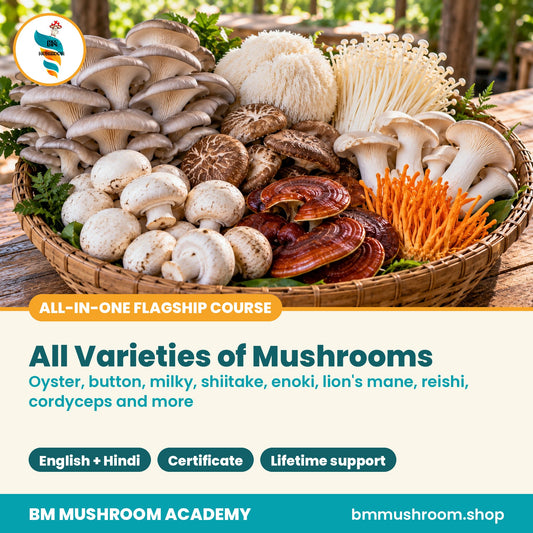 All Varieties of Mushrooms | BM Mushroom Academy online course